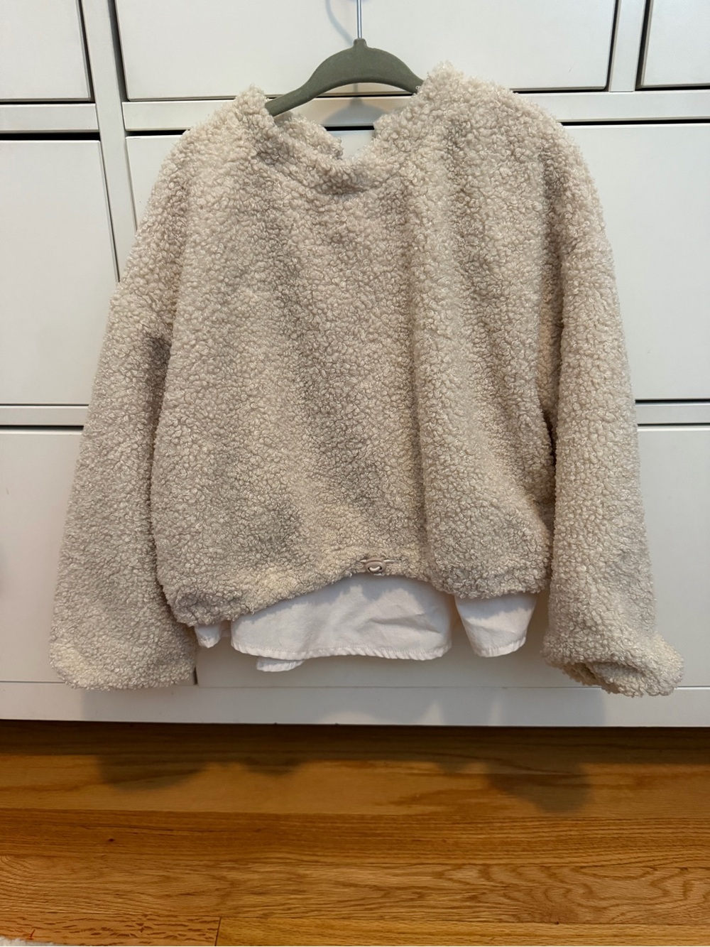 Mayoral Cream Sherpa Jacket